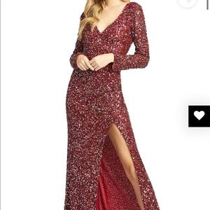 Mac duggal sequin gown